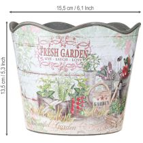 Article Pot à herbes, pot de fleurs en plastique Fresh Garden H13,5 cm, 2 pièces