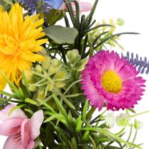 Article Couronne de fleurs artificielles printanières pour décoration de porte d'entrée, 30 cm