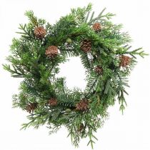 Couronne de Noël avec cônes Couronne de l&#39;Avent artificielle Ø40cm