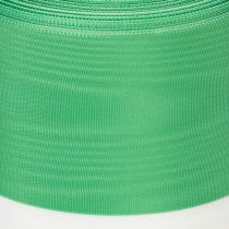 Article Ruban moiré pour couronne, 125 mm x 25 m, vert et blanc, ruban tissé en taffetas, ruban national, ruban décoratif