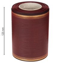 Article Ruban couronne Bordeaux Moiré ruban décoratif 125 mm