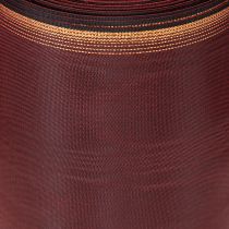 Article Ruban couronne Moiré 150mm Décoration ruban taffetas Bordeaux
