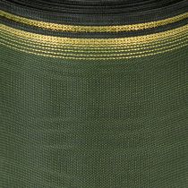 Article Ruban décoratif en taffetas vert foncé moiré 100 mm pour couronne