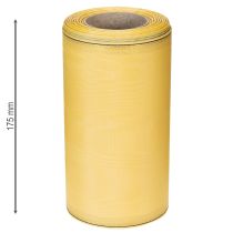 Article Ruban moiré jaune pour couronne, 175 mm, 25 m