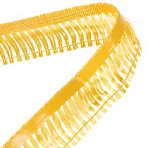 Article Ruban à pompons et franges dorées autocollantes pour couronne, 40 mm x 25 m