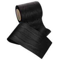 Article Ruban noir pour couronne 100 mm x 25 m - ruban de deuil, ruban pour nœud, ruban décoratif, fournitures pour fleuristes
