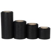 Article Ruban noir pour couronne, largeurs variées, 25 m