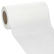 Article Ruban blanc pour couronne funéraire, 175 mm de large, 25 m de long, ruban en acétate de haute qualité
