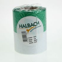 Article Ruban moiré pour couronne, 125 mm x 25 m, vert et blanc, ruban tissé en taffetas, ruban national, ruban décoratif