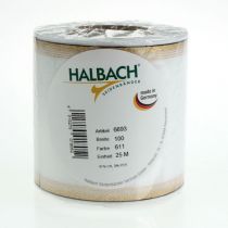 Article Ruban moiré blanc pour couronne, bordé de perles et de taffetas, ruban décoratif, ruban de deuil, largeur 100 mm, longueur 25 m