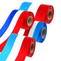 Bande de couronne moiré bleu-blanc-rouge