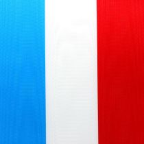 Bande de couronne moiré bleu-blanc-rouge