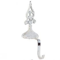 Article Porte couronne en fonte pour Sims Shabby Chic Blanc H29cm