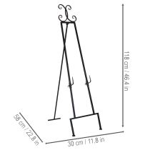 Article Support de couronne décoratif avec base stable, accessoire polyvalent idéal, 118 cm