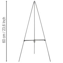 Article Support pour couronne en métal vert foncé – Pour couronnes jusqu'à 50 cm