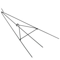 Article Support pour couronne en métal vert foncé – Pour couronnes jusqu'à 50 cm