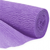 Article Papier crêpe fleuriste violet 50x250cm