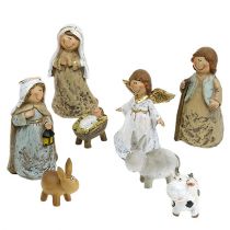 Article Figurines de la Nativité mix 4cm -11cm 8 pcs