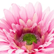 Article Fleurs artificielles Gerbera rose 47 cm avec tige flexible – Lot de 6