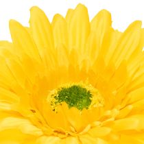 Article Fleurs artificielles Gerbera jaune soleil 47 cm - Lot de 6