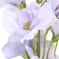 Article Fleurs artificielles Delphinium violet clair sur tige 90 cm 2 pièces