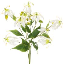 Article Kunststoff Gloriosa artificielle blanche et jaune 80 cm set de 3