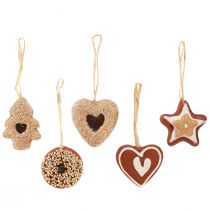 Article Décoration de biscuits artificiels Pendentifs de Noël 4-6 cm 12 pcs