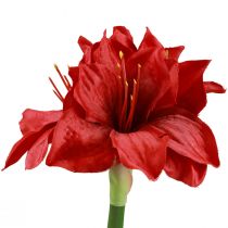 Amaryllis Artificielle Fleurs de Noël Fleurs Artificielles Rouges L40cm