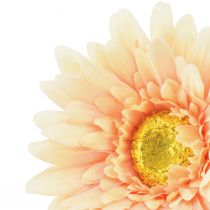 Article Fleurs artificielles Gerbera Abricot 47cm