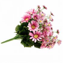 Article Marguerites artificielles bouquet de fleurs artificielles rose 44cm