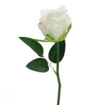 Article Roses artificielles en bouquet blanc 30cm 8 pcs