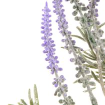 Article Lavande artificielle Plantes artificielles Violet 38cm 3 Bouquet 9pcs