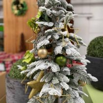 Sapin de Noël artificiel décoration enneigée 120cm