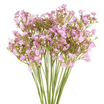 Article Gypsophile artificielle en herbe de gypse violette L68cm 4 pcs