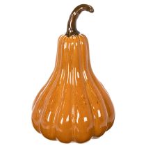 Article Citrouille décorative en céramique orange 26 cm