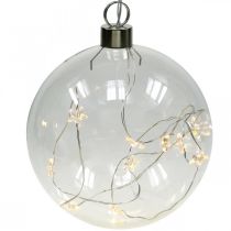 Boule de Noël boule LED Ø12cm 15L intérieur blanc chaud timer