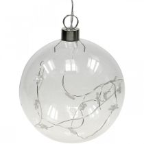 Boule de Noël boule LED Ø12cm 15L intérieur blanc chaud timer