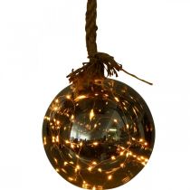 Boule LED intérieur Ø20cm teinté 40L blanc chaud temporisateur