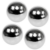 Article Boules en acier inoxydable pour décoration Ø6cm 10 pcs