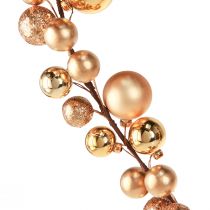 Article Guirlande boules Guirlande de Noël Noël or 160cm