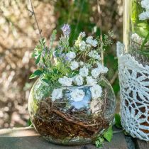 Vase boule vase fleur en verre décoration verre rond H10cm Ø11cm