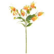 Article Kunstblume Gloriosa orange, 80 cm, 3 tiges en soie