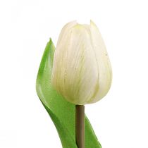 Article Tulipe Artificielle Blanche Real Touch Spring Flower H21cm