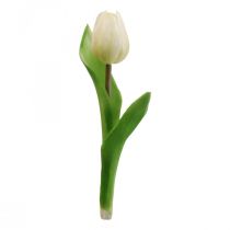Article Tulipe Artificielle Blanche Real Touch Spring Flower H21cm