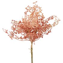 Décoration de fleurs artificielles, branches décoratives, décoration de branche rose 44cm 3pcs