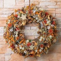 Plantes artificielles carthame chardon branche chardon orange 4pcs