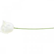 Article Roses artificielles roses en cire crème roses décoratives en cire Ø6cm 18 pcs