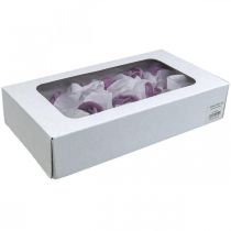 Article Roses artificielles roses en cire lilas roses décoratives en cire Ø6cm 18 pcs