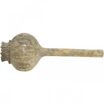 Article Pierre artificielle déco coquelicot déco antique marron Ø11cm 30cm