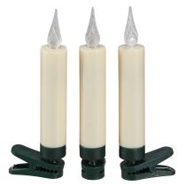 Article Bougies d&#39;arbre LED à piles scintillantes 10 LED H10cm